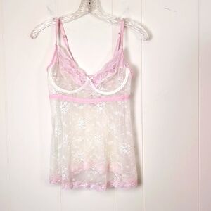 Coquette 🎀bow lace Cami